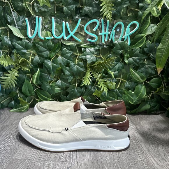 KURU PACE KURUCloud Boat Shoe Lightweight Slip On Jet Beige US SZ 11 main image 4